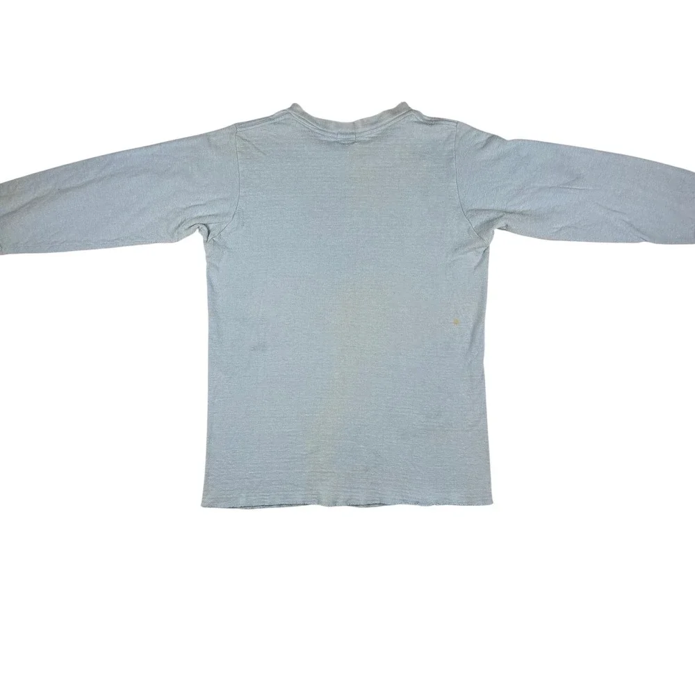 Vintage Duofold Two Layer Thermal Shirt Mens Small‎ Blue Long Sleeve Base Layer